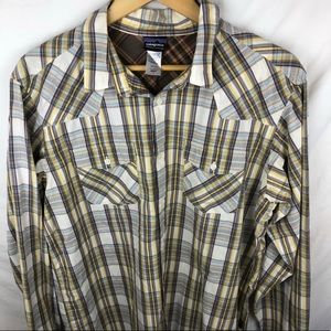 Patagonia plaid shirt
